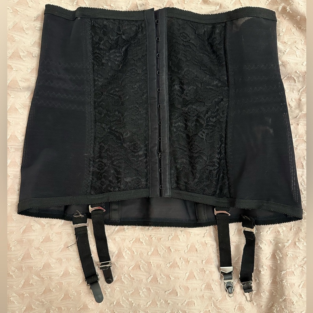 Black Sheer Corset